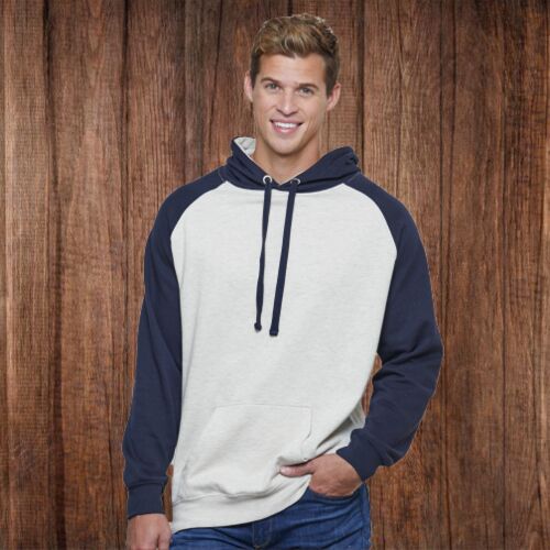EZ328 Unisex Colorblock Fleece Hoodie Thumbnail